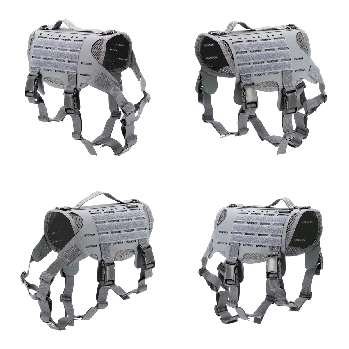 M4 Tactical MOLLE Vest - K9R for Ultimate Pet Comfort and Control