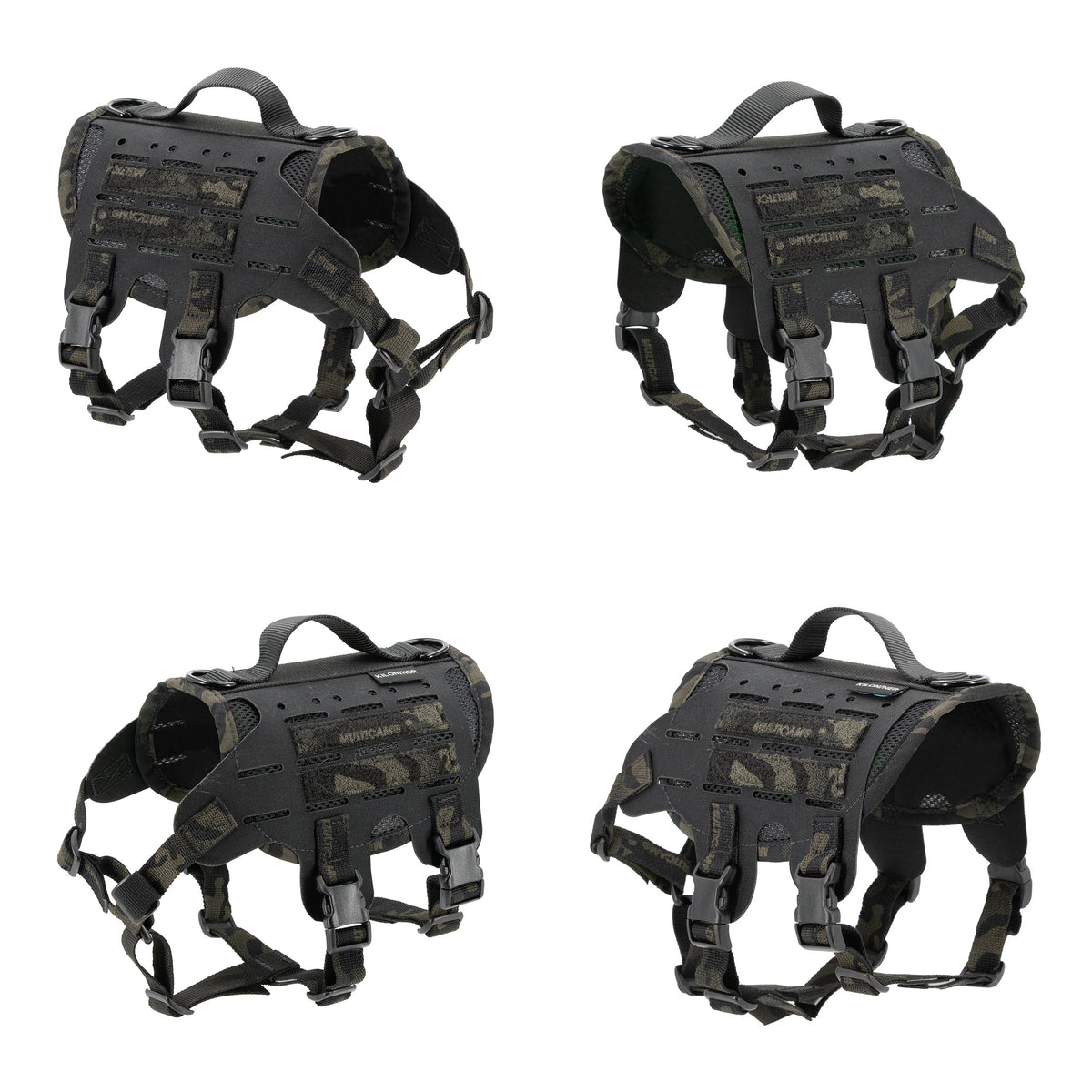 M4 Tactical MOLLE Vest - K9R for Ultimate Pet Comfort and Control