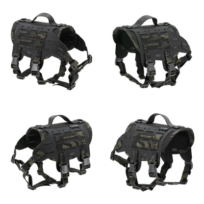 M4 Tactical MOLLE Vest - K9R for Ultimate Pet Comfort and Control