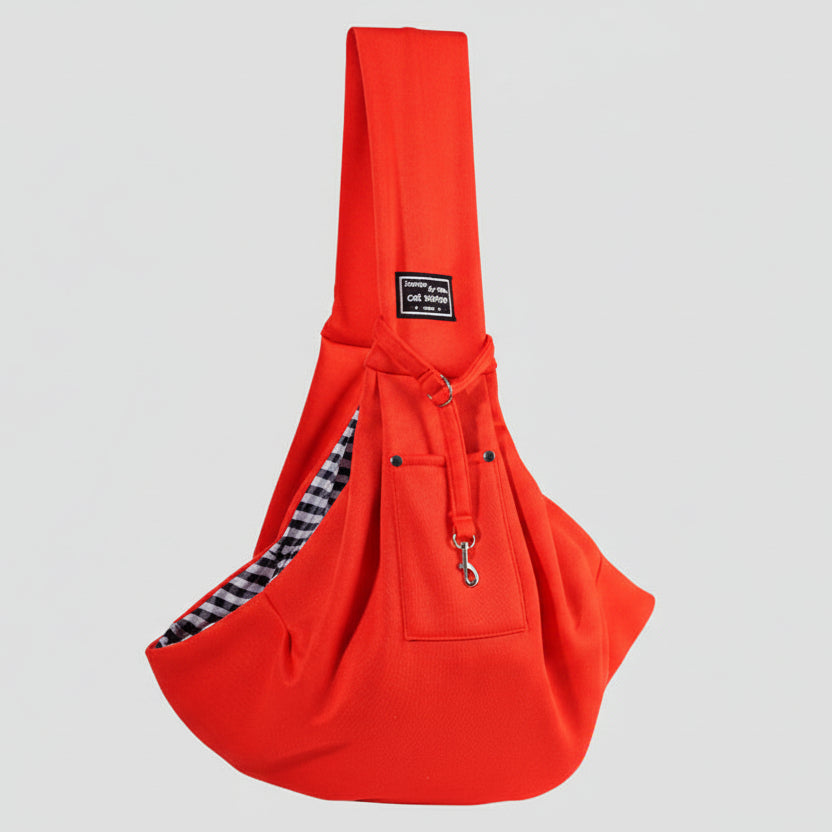 Crossbody Pet Sling Bag - Hands-Free Carrier for Small Pets