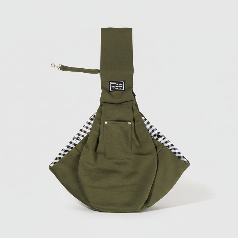 Crossbody Pet Sling Bag - Hands-Free Carrier for Small Pets
