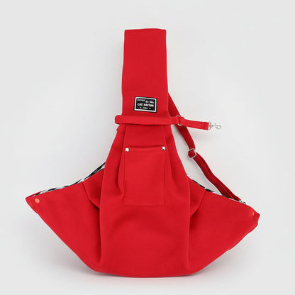 Crossbody Pet Sling Bag - Hands-Free Carrier for Small Pets