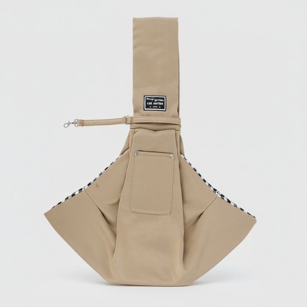 Crossbody Pet Sling Bag - Hands-Free Carrier for Small Pets