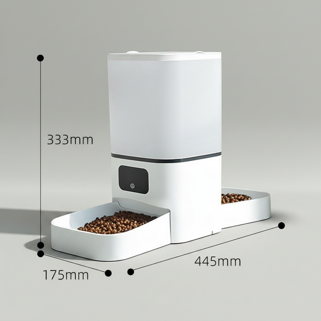 Smart WiFi Automatic Pet Feeder - Hassle-Free Meal Scheduling