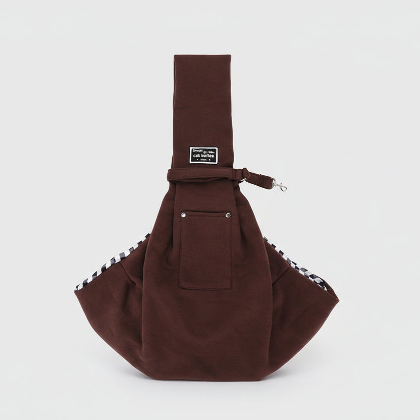Crossbody Pet Sling Bag - Hands-Free Carrier for Small Pets