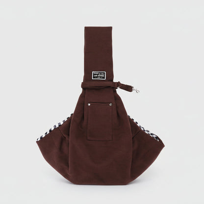 Crossbody Pet Sling Bag - Hands-Free Carrier for Small Pets