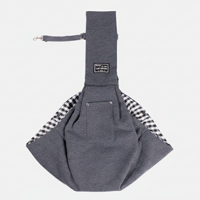 Crossbody Pet Sling Bag - Hands-Free Carrier for Small Pets