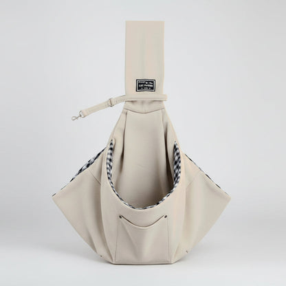 Crossbody Pet Sling Bag - Hands-Free Carrier for Small Pets