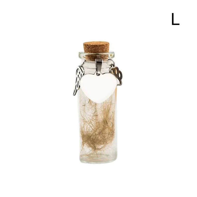 Pet Memorial Bottle for Pet Hair - Cherish Your Beloved Pet's Memory
