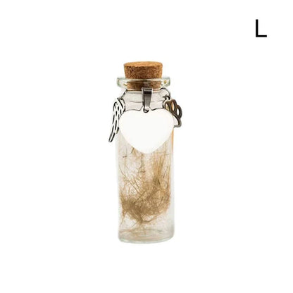 Pet Memorial Bottle for Pet Hair - Cherish Your Beloved Pet's Memory