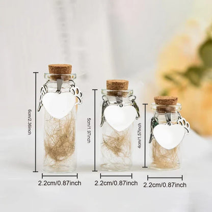 Pet Memorial Bottle for Pet Hair - Cherish Your Beloved Pet's Memory