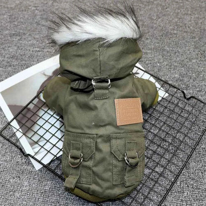Winter Dog Jacket with Harness: Keep Your Pup Cozy & Secure on Cold Adventures