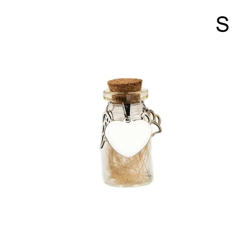 Pet Memorial Bottle for Pet Hair - Cherish Your Beloved Pet's Memory