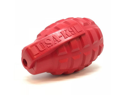 Grenade Shaped Toy & Treat Dispenser for Power Chewers - USA-K9