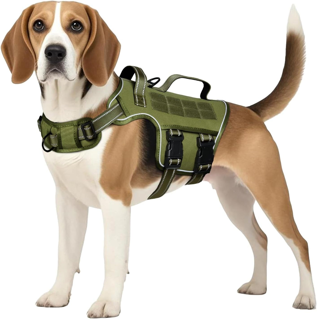 Heavy Duty XL Tactical Dog Harness - Ultimate No Pull Control for Large Dogs