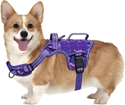 Heavy Duty XL Tactical Dog Harness - Ultimate No Pull Control for Large Dogs