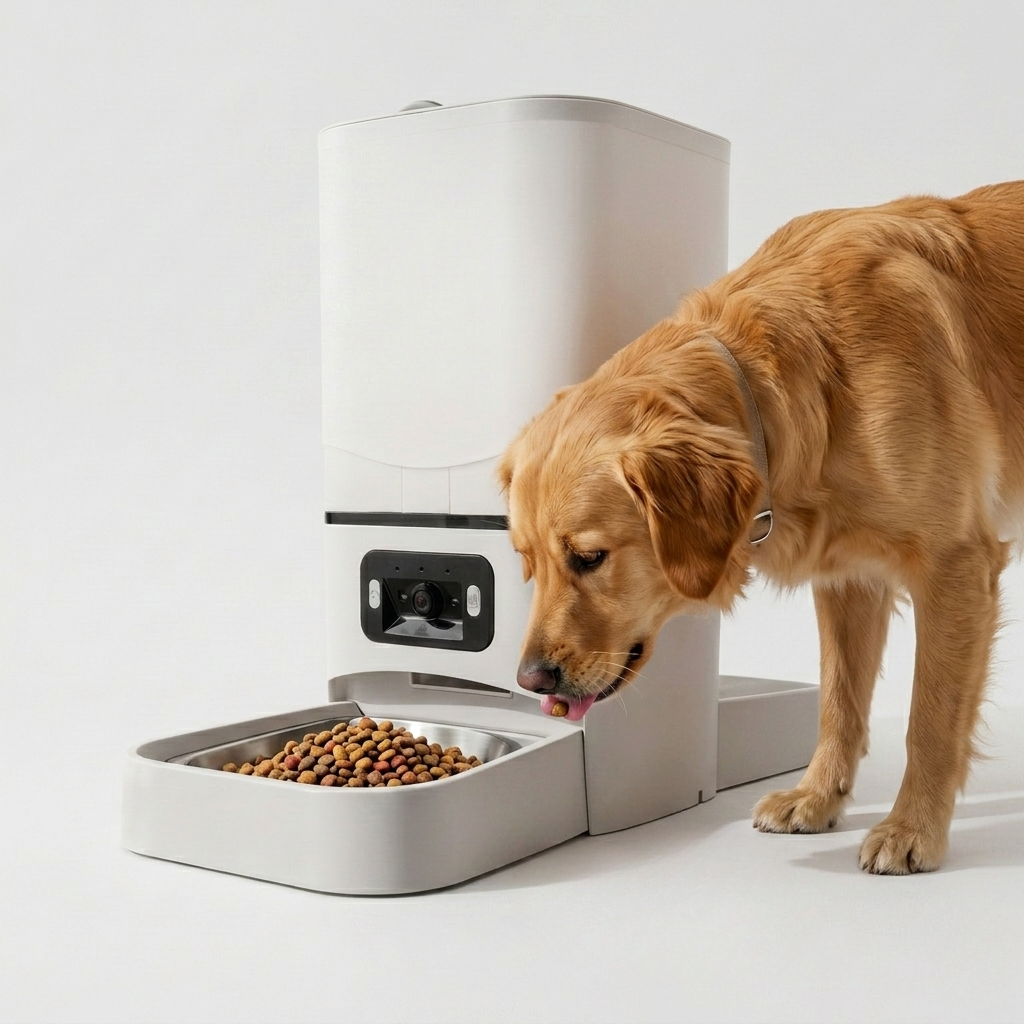 Smart WiFi Automatic Pet Feeder - Hassle-Free Meal Scheduling