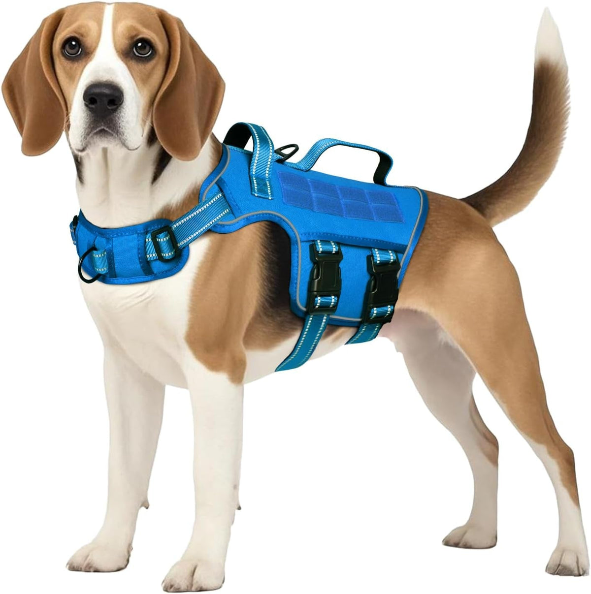 Heavy Duty XL Tactical Dog Harness - Ultimate No Pull Control for Large Dogs