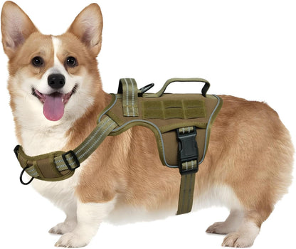 Heavy Duty XL Tactical Dog Harness - Ultimate No Pull Control for Large Dogs