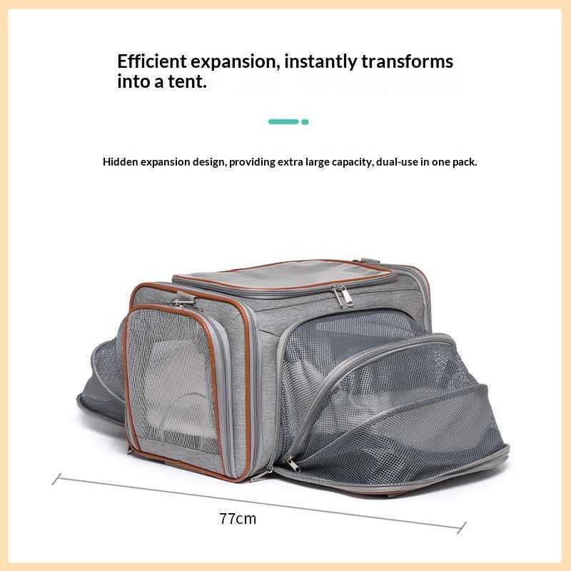 HB PET Portable Dog Travel Bag Airline-Approved Pet Trolley Case
