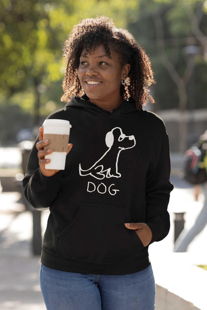 Cozy White Dog Hoodie for Pet Parents - Stylish Comfort for Your Furry Friend