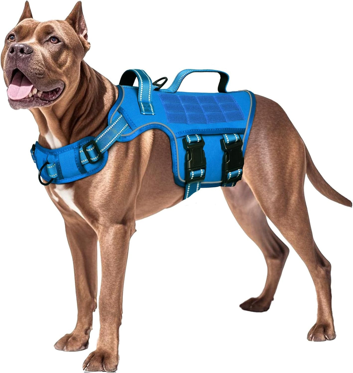 Heavy Duty XL Tactical Dog Harness - Ultimate No Pull Control for Large Dogs
