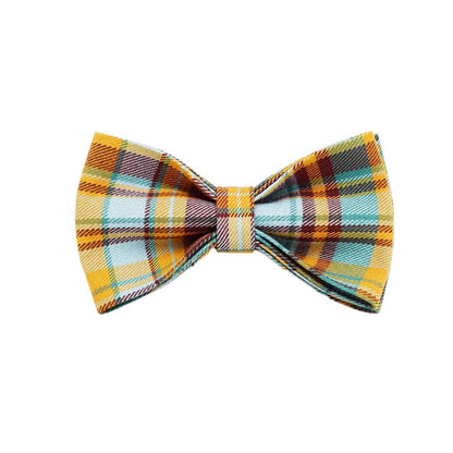 Autumn Blue Plaid Leash Set: Stylish Comfort for Every Adventure
