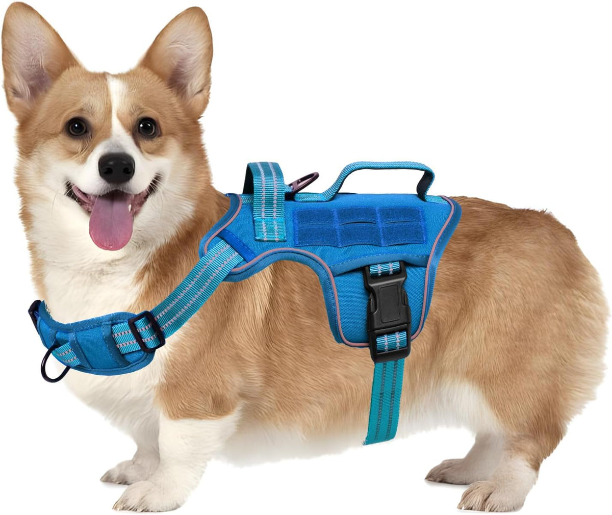 Heavy Duty XL Tactical Dog Harness - Ultimate No Pull Control for Large Dogs