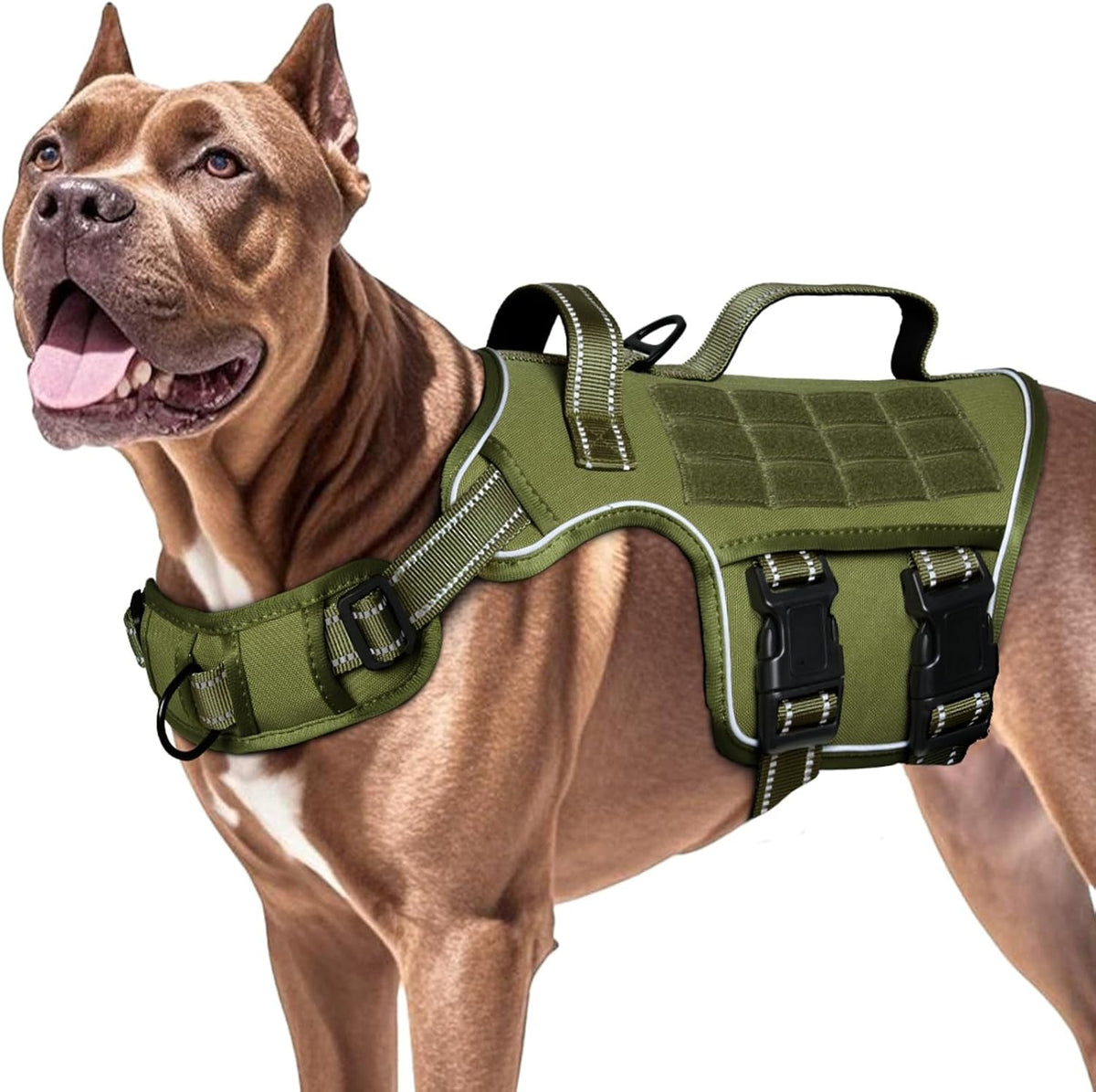 Heavy Duty XL Tactical Dog Harness - Ultimate No Pull Control for Large Dogs