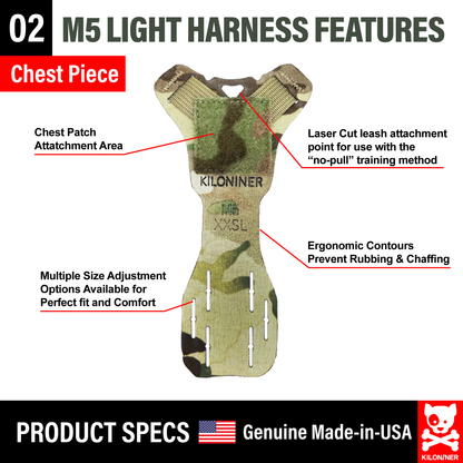 K9R - Chaleco Ligero MOLLE M5