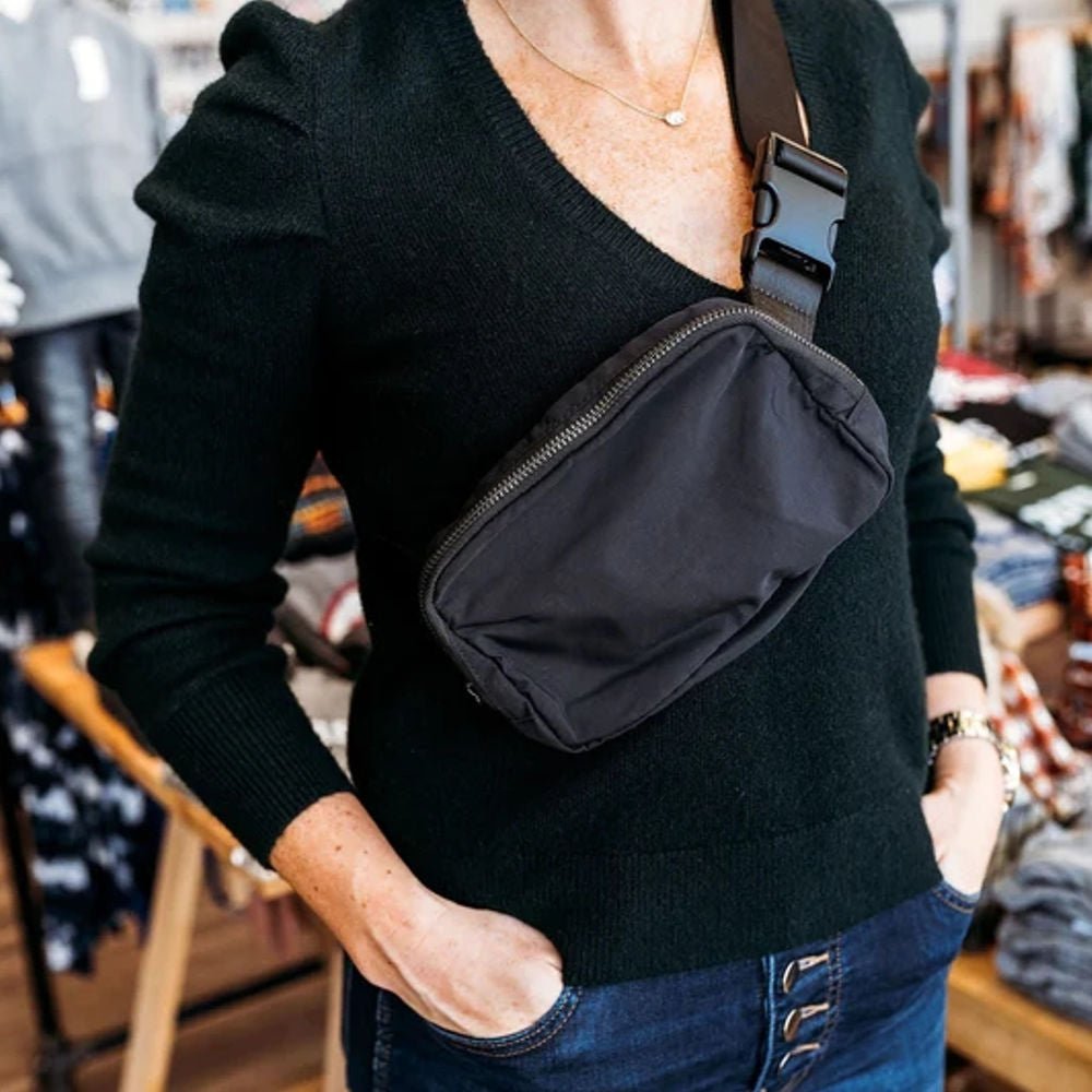 Tilley + Me Unisex Fanny Pack & Crossbody Sling Bag | Travel Waist Pack